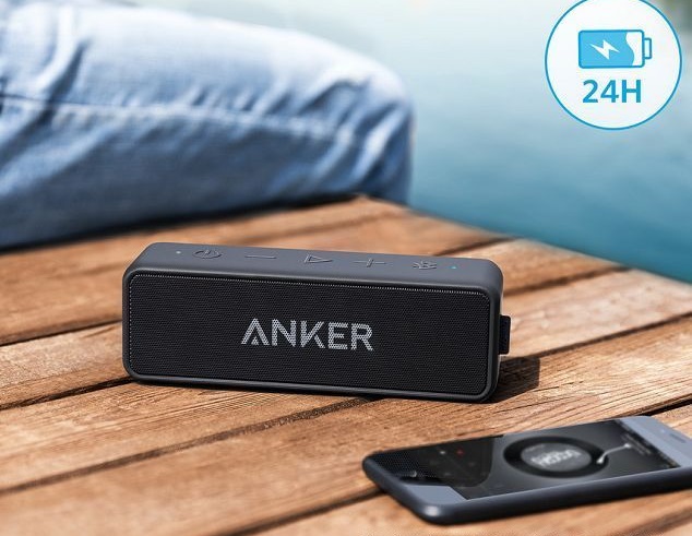 第十位，Anker SoundCore 2便携式无线蓝牙音箱