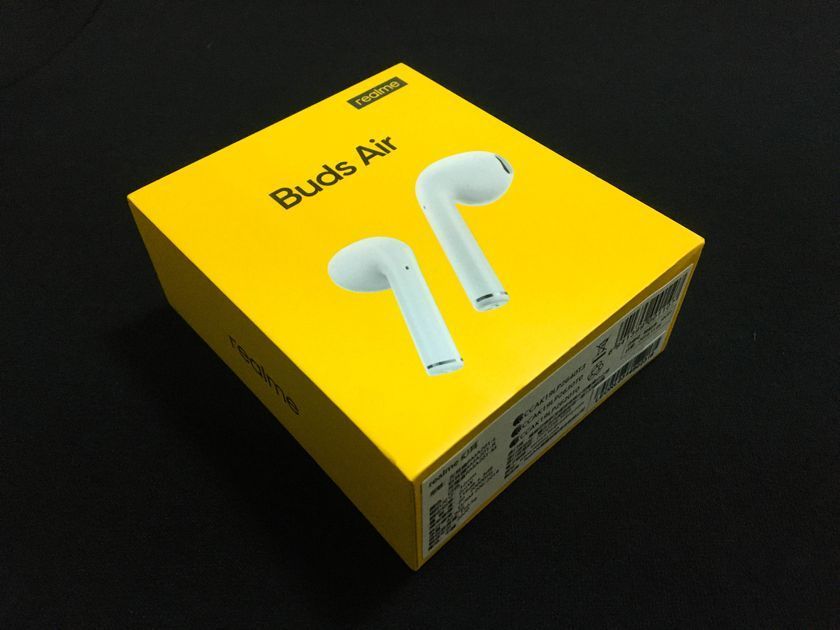 Realme Buds Air蓝牙无线耳机外包装盒